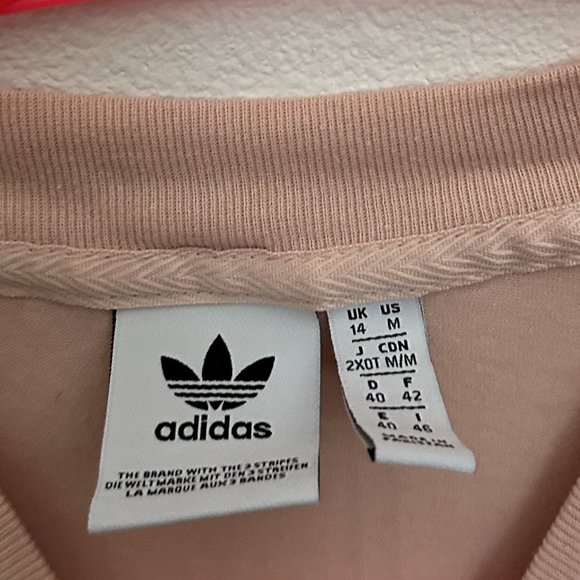 Adidas Tan Tank Top with White Logo - Picture 3 of 3
